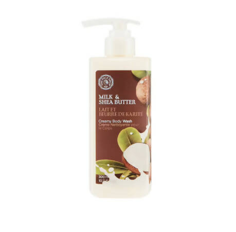 The Face Shop Milk & Shea Butter Creamy Body Wash - Korean Skincare | Swadesiicart