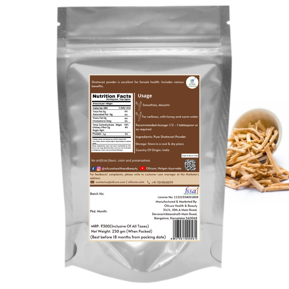 Nxtgen Ayurveda Shatavari Powder - Swadesiicart