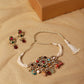 Maharani Multi Kundan Choker with Earrings- Ruby Raang | Swadesiicart