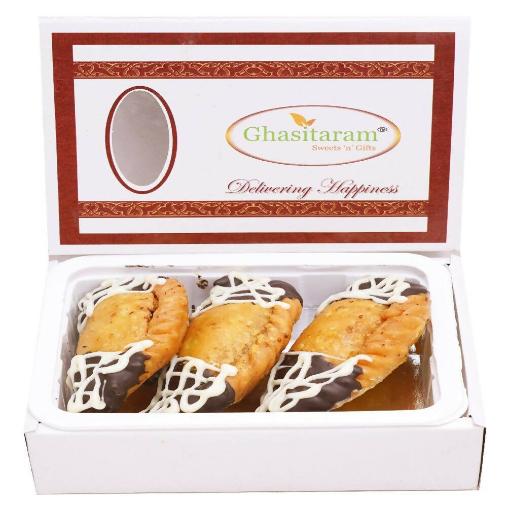 Ghasitaram Choco Dipped Gujiya | Swadesiicart