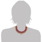 Gold-Polished Brass Pearl Choker Necklace With Earrings for Women/Girls - Wahe Jewels - Swadesiicart