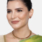Gold-Polished Traditional Multi Choker Necklace Jewellery Set For Women/Girls - Wahe Jewels - Swadesiicart