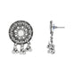 Navratri Ethnic Silver Oxidized Traditional Afghani Choker Necklace Jewellery Set for Women - Wahe Jewels - Swadesiicart