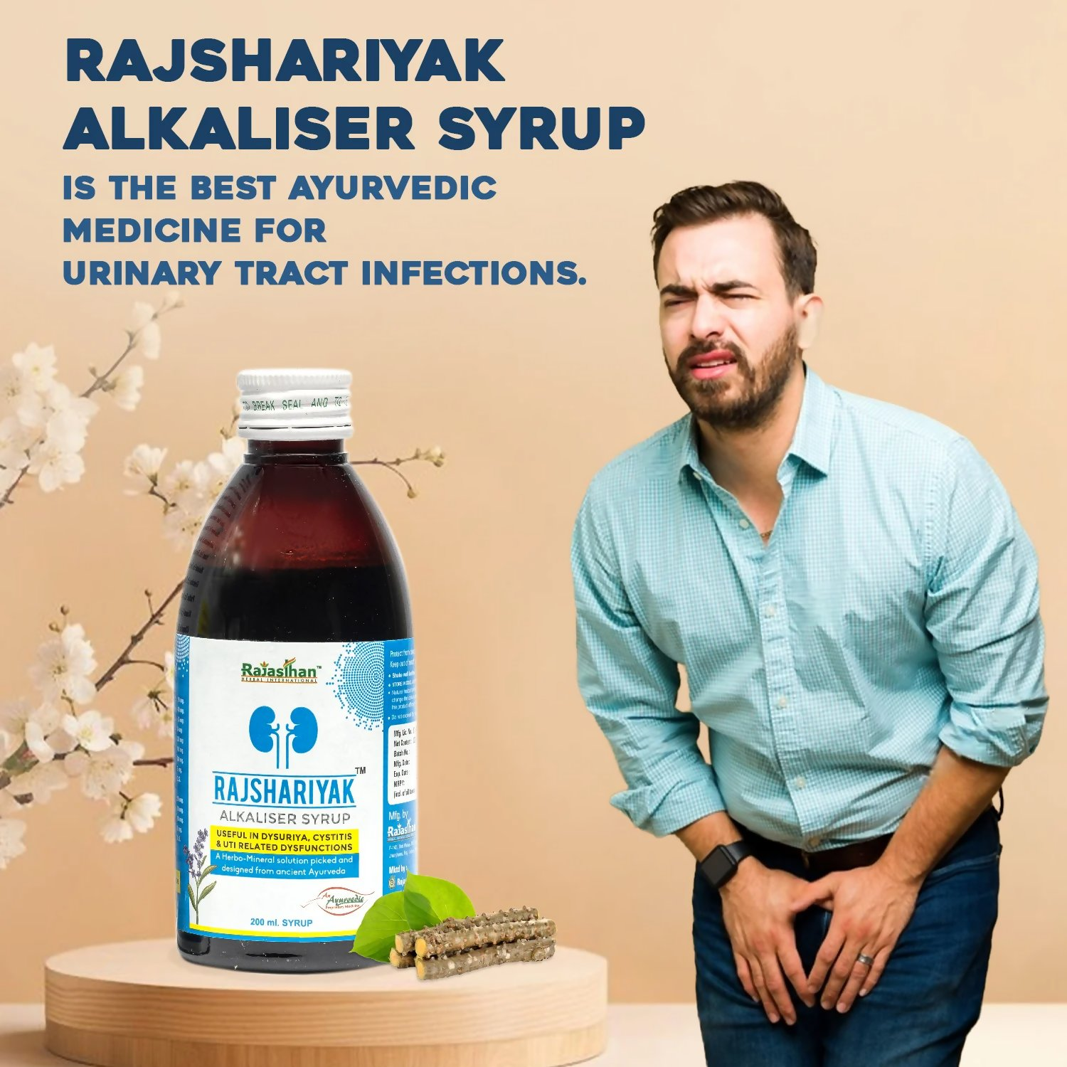 Rajasthan Herbals Rajshariyak Alkaliser Syrup | Swadesiicart
