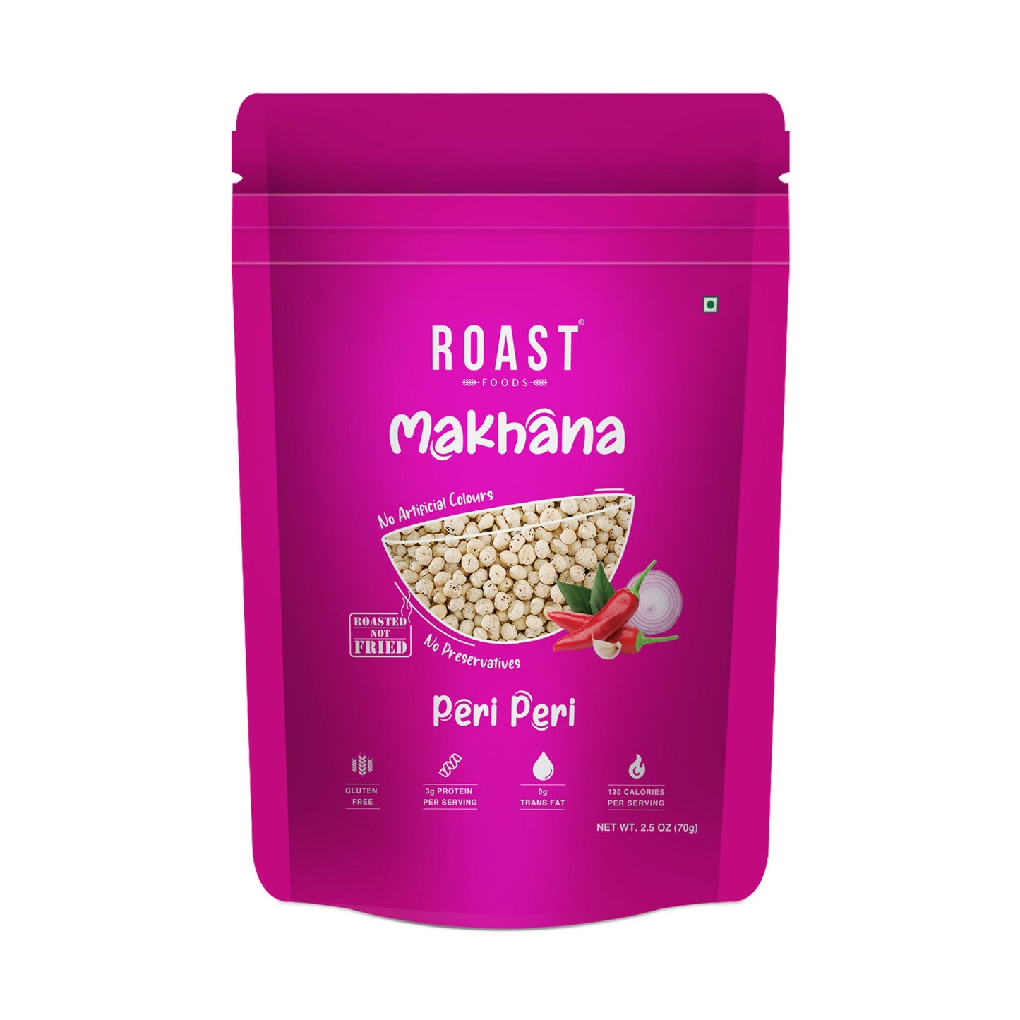 Roast Foods Makhana Peri Peri | Swadesiicart