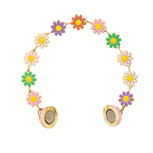 trueBrowns X Voylla Colourful Flowers Kid's Thread Rakhi For Kids | Swadesiicart