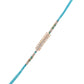trueBrowns X Voylla Men's American Diamond Blue Thread Rakhi For Brother | Swadesiicart