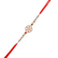 trueBrowns X Voylla Men's American Diamond Red Thread Rakhi For Brother | Swadesiicart