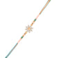 trueBrowns X Voylla Men's Pastel Designer American Diamond Beaded Thread Rakhi For Brother | Swadesiicart
