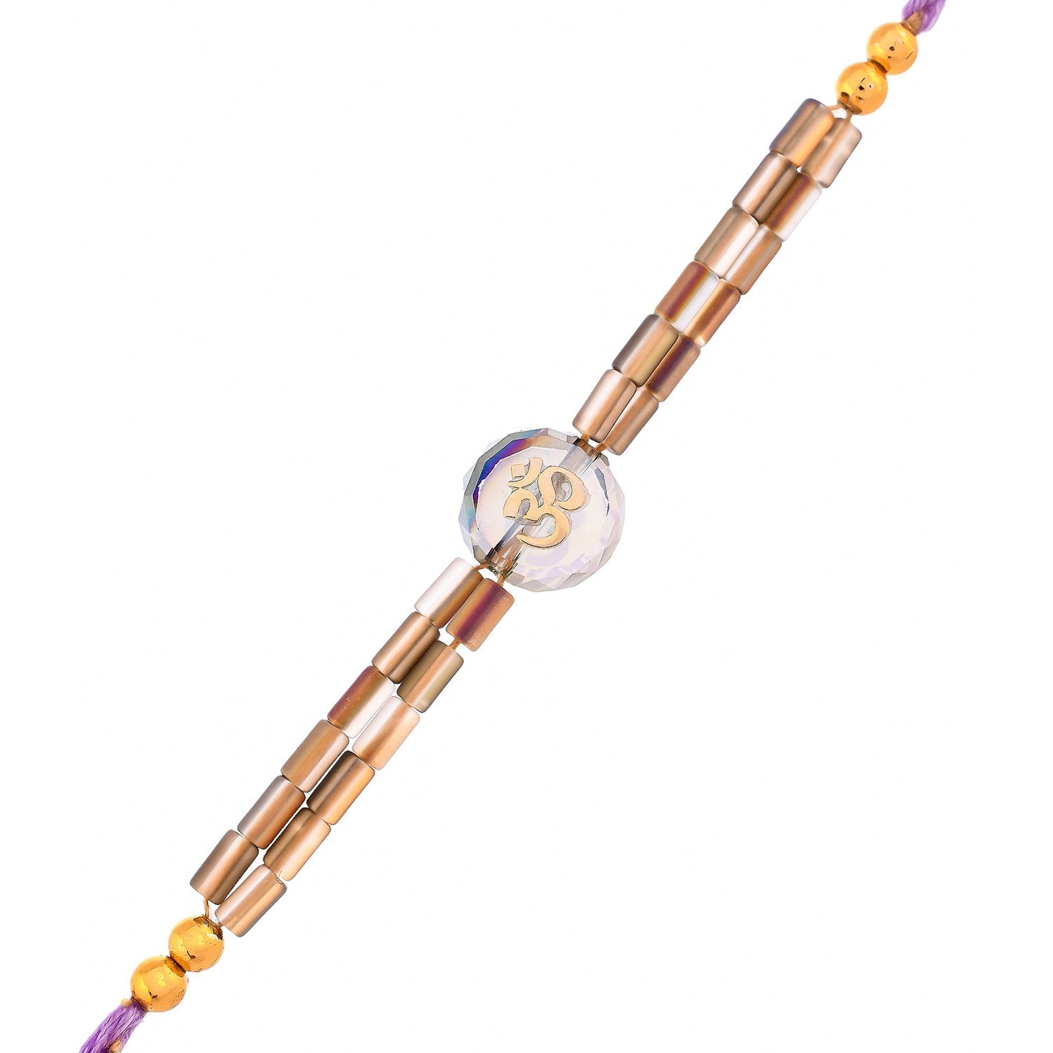 trueBrowns X Voylla Men's Bejewelled Beaded Thread Rakhi For Brother | Swadesiicart
