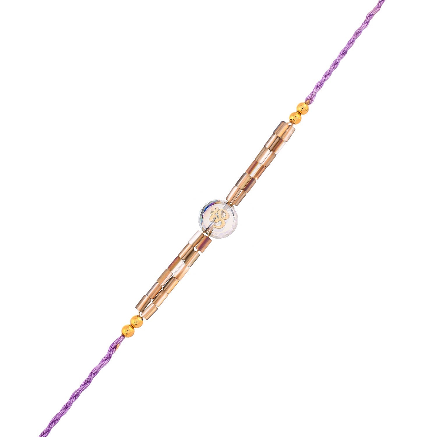 trueBrowns X Voylla Men's Bejewelled Beaded Thread Rakhi For Brother | Swadesiicart
