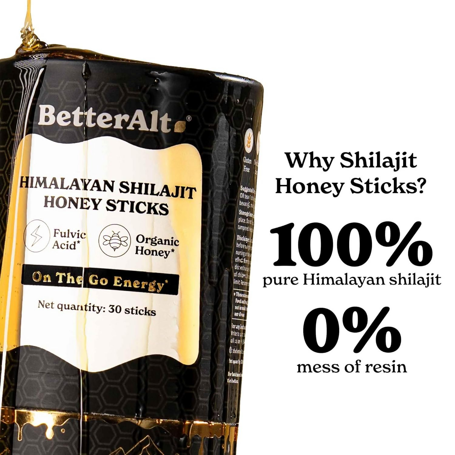 Better Alt Pure Himalayan Sj Honey Sticks | Swadesiicart