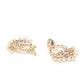Jadau Earrings (Gold) - Ruby Raang | Swadesiicart
