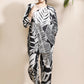 Breathables Nature-Inspired Cotton Co-Ord Set – Hip-Length Kurta & Pants Black