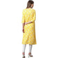 Anubhutee Women's Rayon Regular A-Line Yellow Kurta | Swadesiicart