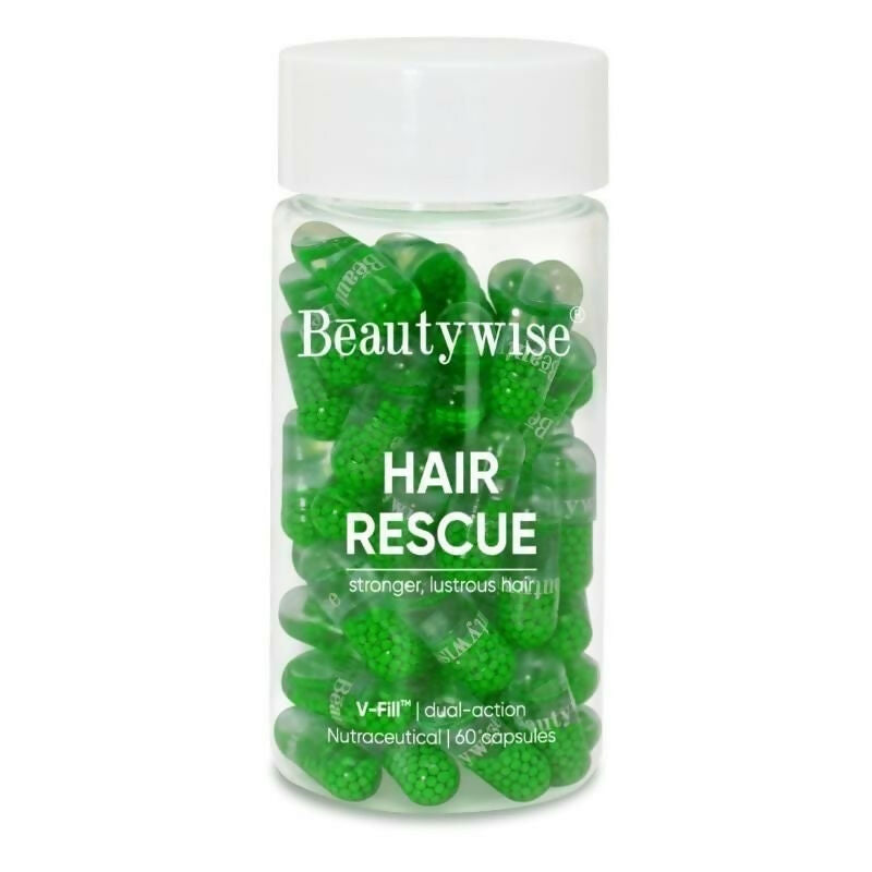 Beautywise Hair Rescue - Keratin & Biotin in Avocado Oil - Dual-Action Capsules | Swadesiicart