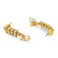 Priyaasi Women Pearls Stones Gold-Polished Leaf Jewellery Set - Swadesiicart