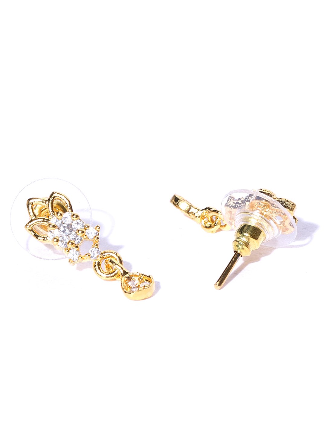 Priyaasi Women American Diamond Mangalsutra Set With Earrings - Swadesiicart