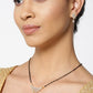 Priyaasi Women Gold-Polished American Diamond Studded Multilayer Design Mangalsutra Set - Swadesiicart