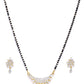 Priyaasi Women Gold-Polished American Diamond Studded Multilayer Design Mangalsutra Set - Swadesiicart