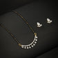 Priyaasi Women American Diamond Gold-Polished Mangalsutra Set - Noz2Toz