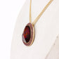 Gold-Polished Alloy Assymetric Stone Studded Pendant Necklace - The Pari | Swadesiicart