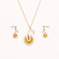 Gold-Polished Alloy Peacock Pendant Necklace - The Pari | Swadesiicart