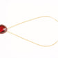 Gold-Polished Alloy Assymetric Stone Studded Pendant Necklace - The Pari | Swadesiicart
