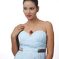 Gold-Polished Alloy Heart Shape Statement Necklace - The Pari | Swadesiicart