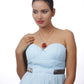 Gold-Polished Alloy Assymetric Stone Studded Pendant Necklace - The Pari | Swadesiicart