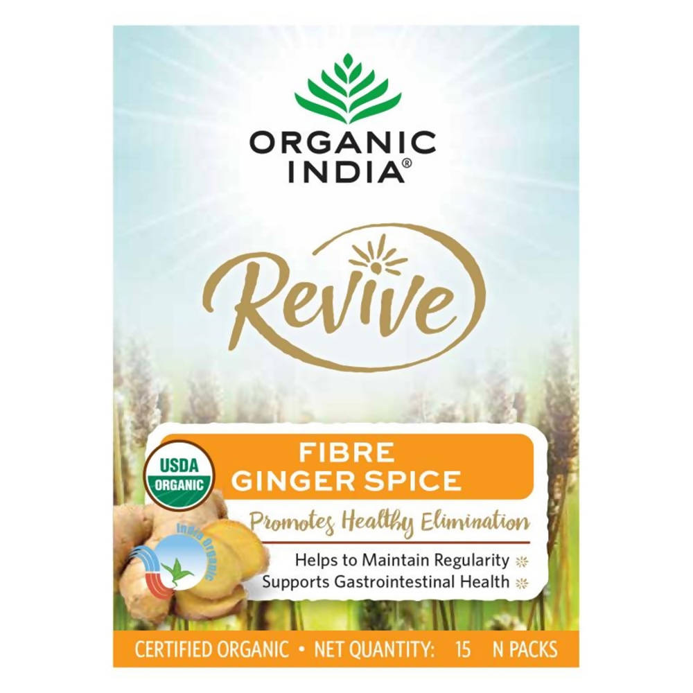 Organic India Revive Fibre Ginger Spice | Swadesiicart