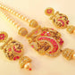 CZ Ruby Bridal Necklace Set