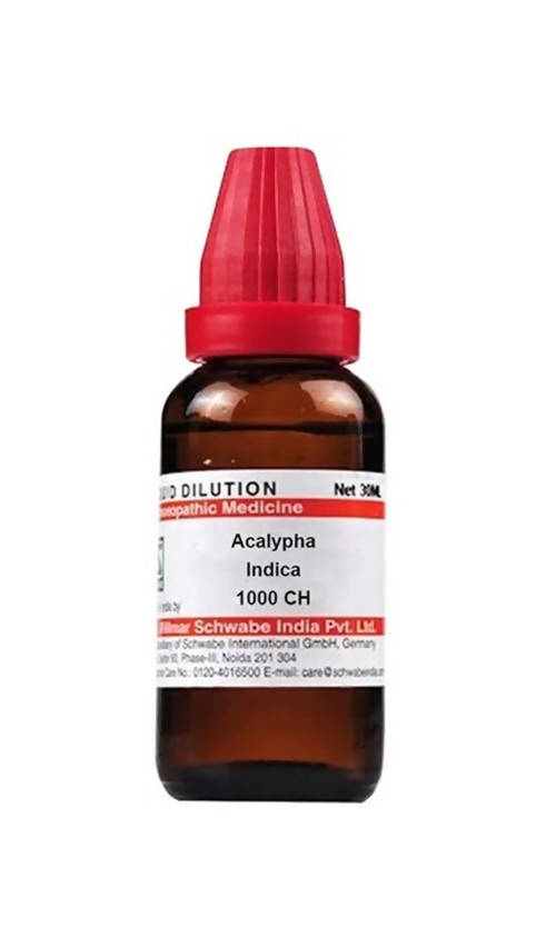 Dr. Willmar Schwabe India Acalypha Indica Dilution | Swadesiicart