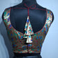 Kia Fashions Maroon Jacquard Weave Multi Color Paithani Readymade Blouse - Swadesiicart