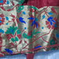 Kia Fashions Maroon Jacquard Weave Multi Color Paithani Readymade Blouse - Swadesiicart
