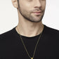 NVR Men Gold-Polished Geomatric Pendent With Chain | Swadesiicart