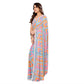 Women's Partywear Designer Grey Georgette Fancy Saree - Satrangi | Swadesiicart