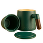 Udyan Tea Infuser Mug - Forest Green