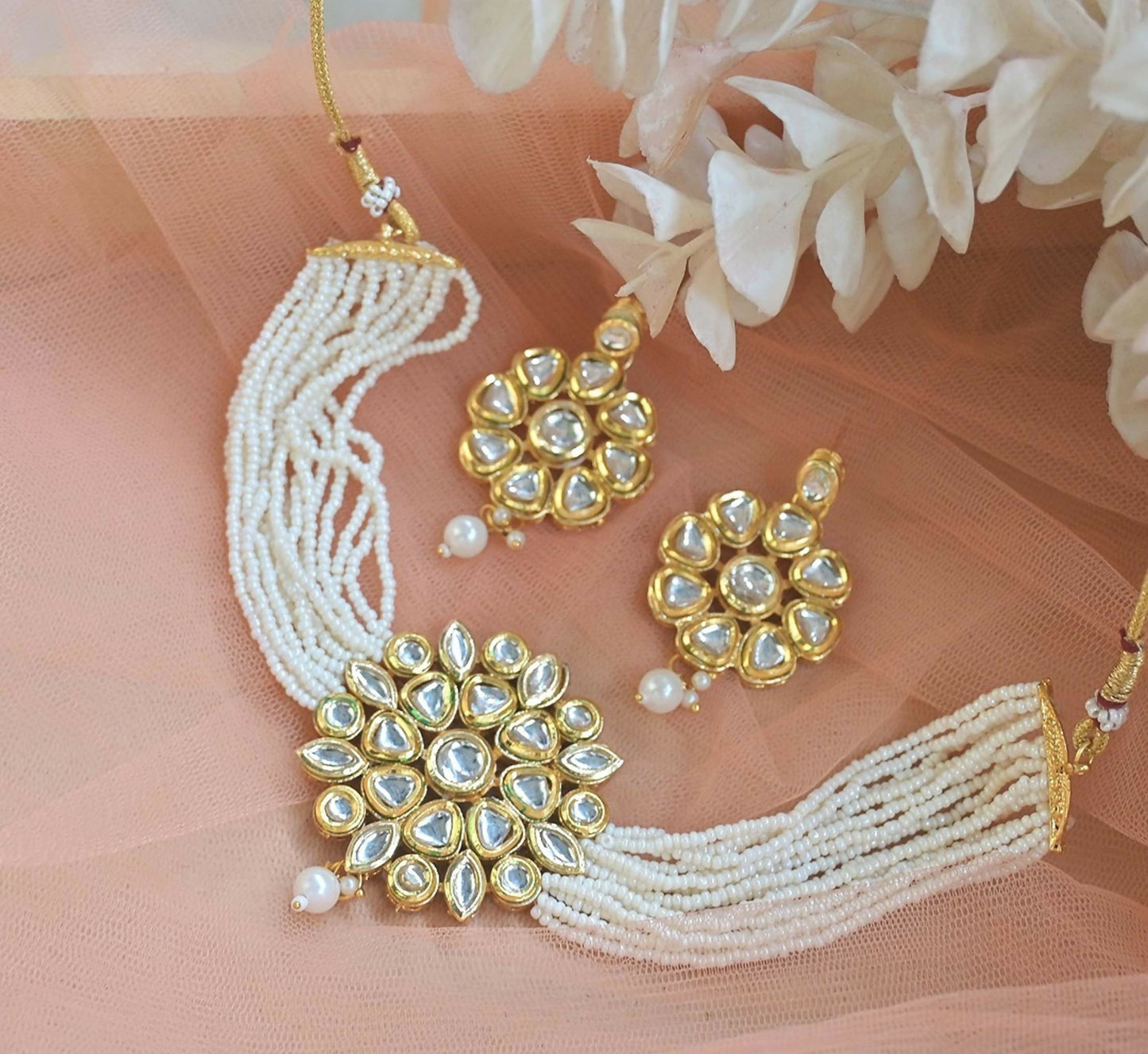 Joban Fashion Copper Kundan Choker | Swadesiicart