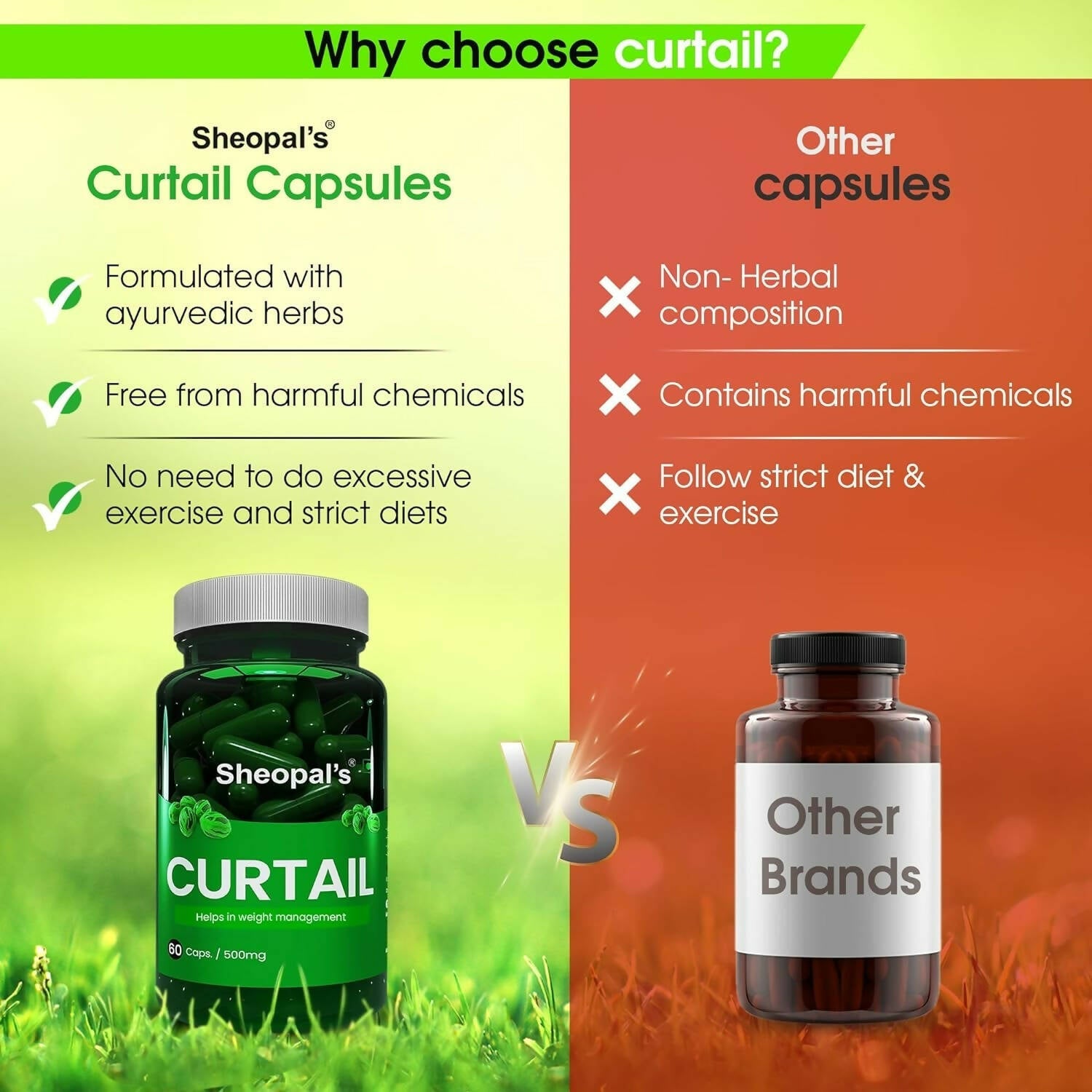 Sheopal's Curtail Capsules - Swadesiicart