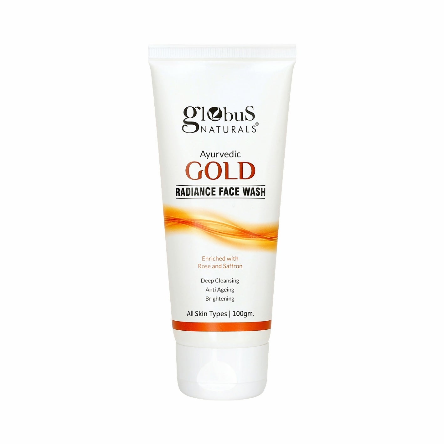 Globus Naturals Gold Radiance Anti Ageing & Brightening Face Wash | Swadesiicart