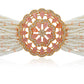 Gold-Polished Traditional CZ Crystal Studded Pearl Choker Necklace Jewellery Set for Women - Wahe Jewels - Swadesiicart