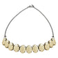 Glamorous Fashionable Eye-Catching Cream Beaded Choker and Earrings Set For Women/Girls - Wahe Jewels - Swadesiicart