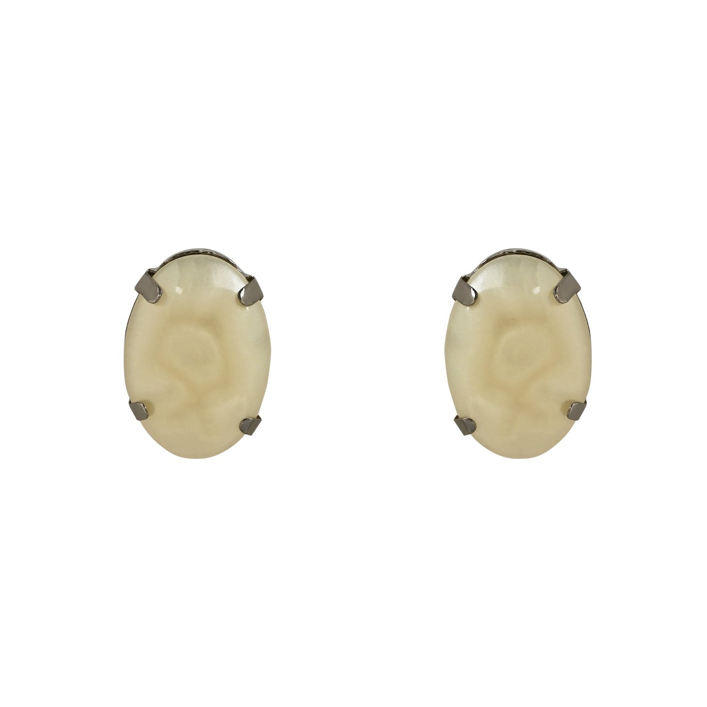 Glamorous Fashionable Eye-Catching Cream Beaded Choker and Earrings Set For Women/Girls - Wahe Jewels - Swadesiicart