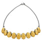 Glamorous Fashionable Eye-Catching Yellow Beaded Choker and Earrings Set For Women/Girls - Wahe Jewels - Swadesiicart