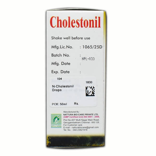 Nattura BioCare Cholestonil Drops | Swadesiicart
