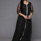 Ahalyaa Women's Traditional wear Ethnic Dress - Black | Swadesiicart