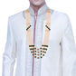 3 Layered Traditional Gold-Polished Dulha Moti Mala with Stone Maharaja Haar/Groom Necklace For Men - Wahe Jewels - Swadesiicart