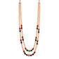 2 Layered Traditional Gold-Polished Dulha Moti Mala with Beads Maharaja Haar/Groom Long Necklace For Men - Wahe Jewels - Swadesiicart