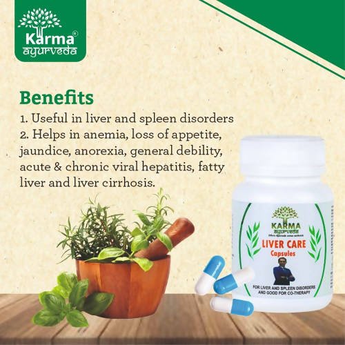Ayukarma Ayurveda Liver Care Capsules | Swadesiicart
